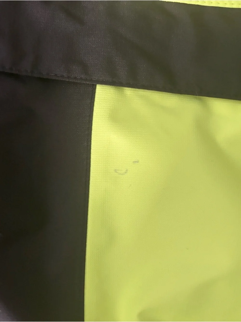 The North Face Kids Neon Yellow and Black Rain Jacket